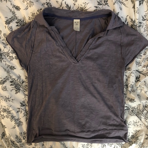 2 for $20 ❤️ Free People Pop Your Collar Tee - Picture 3 of 5